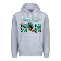 Heather Grey lacrose mom Premium Hoodie - Jasminsmagicworld