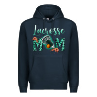 Navy lacrose mom Premium Hoodie - Jasminsmagicworld