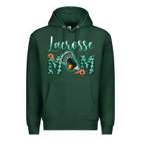 Sports Green lacrose mom Premium Hoodie - Jasminsmagicworld