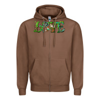 Chestnut love with shamrock Zipper Hoodie - RanaPortraitStore