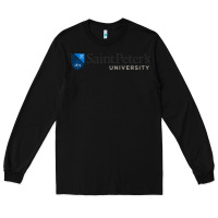 Black The saint peter's university Long Sleeve Tee - linhVisuals