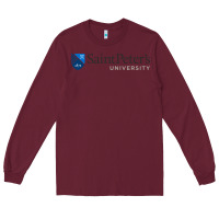 Burgundy The saint peter's university Long Sleeve Tee - linhVisuals
