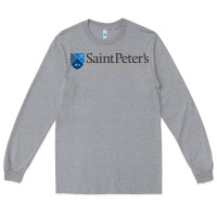 Heather Grey The saint peter's university Long Sleeve Tee - linhVisuals