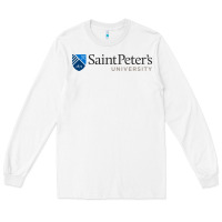 White The saint peter's university Long Sleeve Tee - linhVisuals