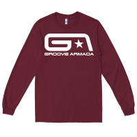 Burgundy groove armada Long Sleeve Tee - linhVisuals