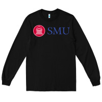 Black The southern methodist university Long Sleeve Tee - linhVisuals