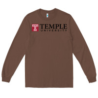 Chestnut The temple university Long Sleeve Tee - linhVisuals