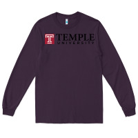 Plum The temple university Long Sleeve Tee - linhVisuals