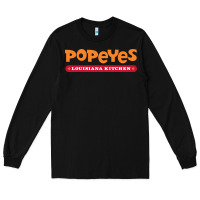 Black popeyes louisiana kitchen Long Sleeve Tee - linhVisuals