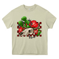 Mossy bullskull rose and cactus olivia Heavy Core Tee - OliviaCreatesArt