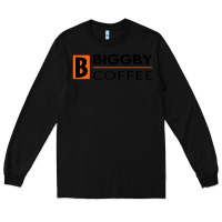 Black biggby coffee Long Sleeve Tee - linhVisuals