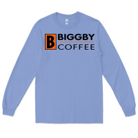 Colony Blue biggby coffee Long Sleeve Tee - linhVisuals