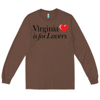 Chestnut Virginia Is For Lovers Long Sleeve Tee - linhVisuals