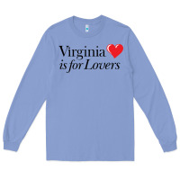 Colony Blue Virginia Is For Lovers Long Sleeve Tee - linhVisuals