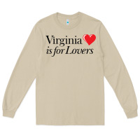 Mushroom Virginia Is For Lovers Long Sleeve Tee - linhVisuals