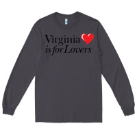 Smoke Virginia Is For Lovers Long Sleeve Tee - linhVisuals