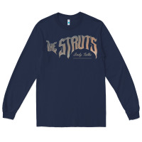 Navy new the struts-body talk Long Sleeve Tee - linhVisuals