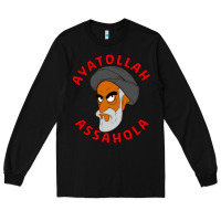 Black Ayatollah Assahola Long Sleeve Tee - linhVisuals