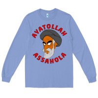 Colony Blue Ayatollah Assahola Long Sleeve Tee - linhVisuals