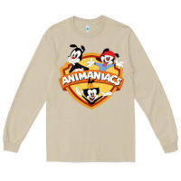 Mushroom animaniacs funny cats cartoon Long Sleeve Tee - linhVisuals