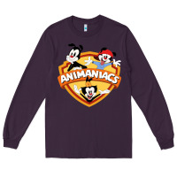 Plum animaniacs funny cats cartoon Long Sleeve Tee - linhVisuals