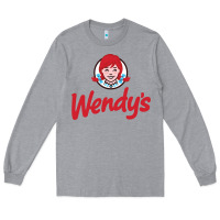 Heather Grey Wendy's Long Sleeve Tee - linhVisuals