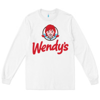 White Wendy's Long Sleeve Tee - linhVisuals