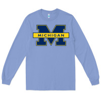 Colony Blue michigan Long Sleeve Tee - linhVisuals