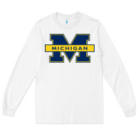 White michigan Long Sleeve Tee - linhVisuals