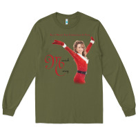Army Green Mariah Carey Merry Christmas vintage retro Long Sleeve Tee - linhVisuals