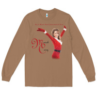 Toasted Coconut Mariah Carey Merry Christmas vintage retro Long Sleeve Tee - linhVisuals