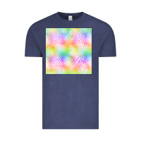 Vintage Denim neon safari seamless pattern Vintage Tee - BundleAndBundleShop