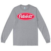 Heather Grey Peterbilt Long Sleeve Tee - linhVisuals