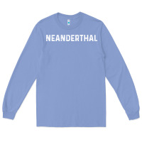 Colony Blue neanderthal funny gift for texas neanderthals Long Sleeve Tee - linhVisuals