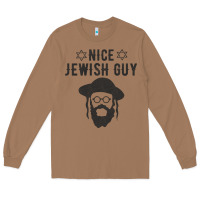 Nice Jewish Guy Funny Gifts For Hanukkah Long Sleeve Tee | Teevron