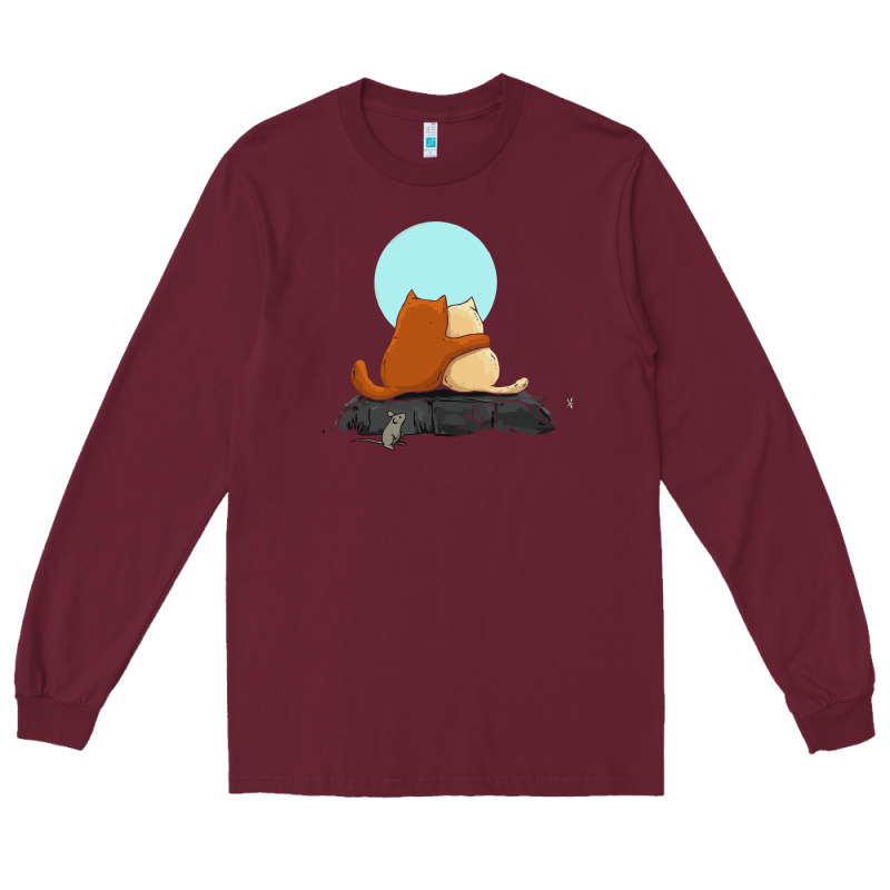 Two Cats Long Sleeve Tee by linhVisuals | Teevron