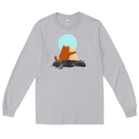 Moon Dust two cats Long Sleeve Tee - linhVisuals