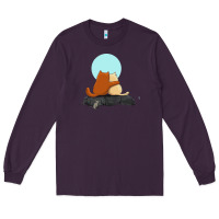 Plum two cats Long Sleeve Tee - linhVisuals