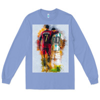 Colony Blue messi and ronaldo Long Sleeve Tee - linhVisuals