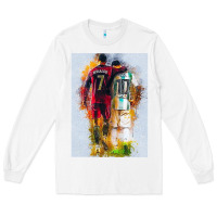 White messi and ronaldo Long Sleeve Tee - linhVisuals