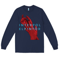 Navy interpol Long Sleeve Tee - linhVisuals