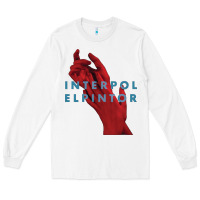 White interpol Long Sleeve Tee - linhVisuals