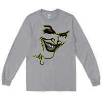 Heather Grey J O K E R Long Sleeve Tee - linhVisuals