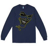 Navy J O K E R Long Sleeve Tee - linhVisuals