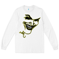 White J O K E R Long Sleeve Tee - linhVisuals