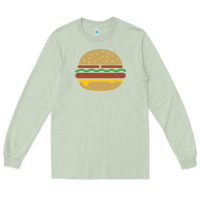 Matcha vintage burger print Long Sleeve Tee - linhVisuals