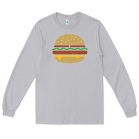 Moon Dust vintage burger print Long Sleeve Tee - linhVisuals