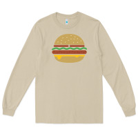 Mushroom vintage burger print Long Sleeve Tee - linhVisuals