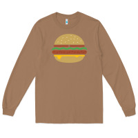 Toasted Coconut vintage burger print Long Sleeve Tee - linhVisuals