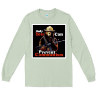 Matcha only you can prevent communism Long Sleeve Tee - linhVisuals